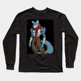 MAN WOLF DRAGON BALL MERCH VTG Long Sleeve T-Shirt